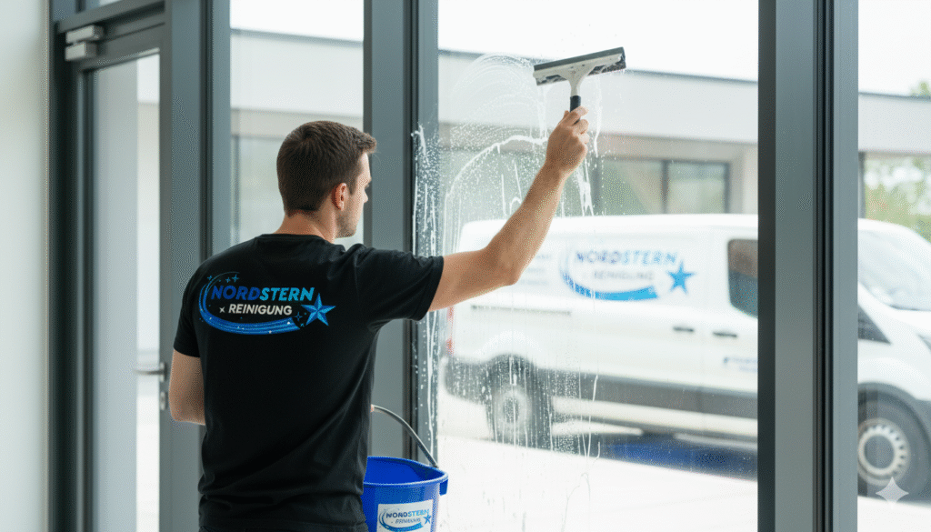 Fensterreinigung Gewerbeimmobilie streifenfrei